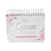 Floral-themed Quran reminder calendar voor qur’an inspirerende reminders rosé