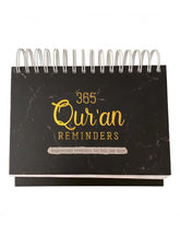 365 Qur'an reminders -zwart met goudfolie - Islamboekhandel.nl