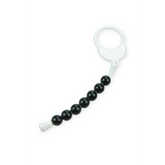 Pacifier clip met zwarte kralen, perfect voor Hajj en Umrah gebruik