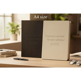 A4 Notitieboek - "Leg Kennis Vast door het op te Schrijven"