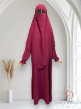 abaya en khimar set Salima - Islamboekhandel.nl