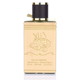 Gouden parfumfles met Arabische kalligrafie voor Zaafaran Ahlam Al Arab