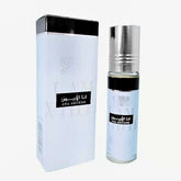 Witte Zaafaran Parfumolie bottle en doos van Ana Abiyedh Ard al Zaafaran