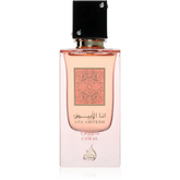 Ana Abiyedh Coral parfumfles met zwarte dop en gouden design