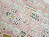 Beloningsstickers -pink - Islamboekhandel.nl