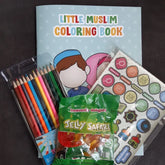 Muslim-thema activiteit kit voor Cadeaupakket Kleurboek voor creatieve geschenken