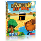 Board game box van Bordspel de Profeten het spel op een tafel