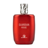 Rode parfumfles met zilveren dop van Parfum Guardian Rouge