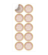Eid stickers -oudroze - Islamboekhandel.nl