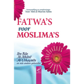 Book cover with pink flowers voor Fatwas voor moslimas, juridische adviezen, grootste geleerden