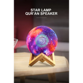 Galaxy maanlamp Quran speaker lamp met galaxy moon thema voor Equantu QB512