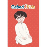 Kinderboek cover met een animatie jongen in traditionele kleding voor Gebed 4 Kids + Memory Spel
