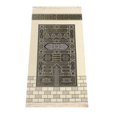 Gebedskleed Kaäba-patroon Crèmekleurige - Islamboekhandel.nl