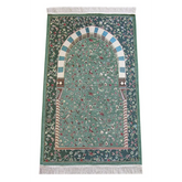 Gebedskleed Rawda met Mihrab en Bloemenmotief - Islamboekhandel.nl
