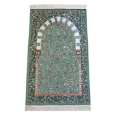 Gebedskleed Rawda met Mihrab en Bloemenmotief - Islamboekhandel.nl