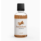 Fles geurolie -sandelhout voor ontspanning en aromatherapie