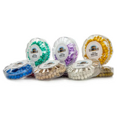 Helder plastic containers met kleurrijke mints, ideaal voor Lichte Rozengeur diameter