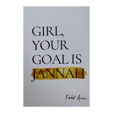 Girl Your Goal is Jannah - Islamboekhandel.nl