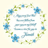 Greeting card may every tear I-Creations