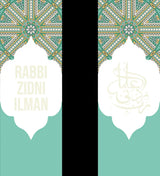 Grote boekenlegger mosaic green - Islamboekhandel.nl