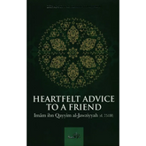 Boekomslag met islamitisch ontwerp voor Heartfelt Advice To A Friend met ibn al-Qayyim