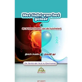 Boekomslag met contrastrijke beelden voor Het licht van het geloof