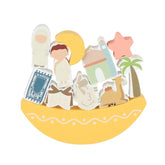 Houten bouwblokken Hajj/Umrah: islamitisch speelgoed met moskee, kameel en meer