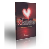 Boek Huwelijksconflicten met gloeiende hart op cover en reflectie eronder