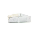 Witte papieren zak met sluiting voor Ihram opbergriem M-XL, ideaal voor een ihram riem