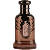 Bronzen mannenparfumfles met vleugel-details voor Inspiro Men By Riiffs, bloemig fruitige geur