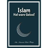 Boekomslag met halven maan voor Islam het ware geloof, spirituele verdieping
