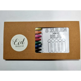 Kleurplaatset Waskrijtjes - 5 Zuilen Islamboekhandel.nl