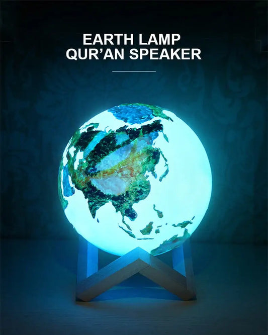 Kleurrijke Aardelamp Quran Speaker (SQ172) - Islamboekhandel.nl