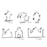 Koekjesuitstekers metaal (set van 7) - Islamboekhandel.nl