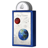 Blue parfumflesje met ruimte-ontwerp voor Lattafa Pride Art of Universe