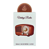 Vintage Radio eau de parfum van Lattafa Pride met bruin leren dop