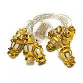 Gouden lantern string lights met LED Lichtjes Lampion voor sfeer en decoratie