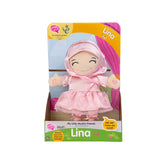 Pink Muslim pop in verpakking van Lina Ballerina interactieve ballerina interactieve pop