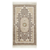 Ornataal gebedskleed met franjes, Luxe Zijde Gebedskleed voor elegante gebeden