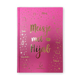 Pink hardcover journal met goudfolie en sterren voor Safa Besluit Hijab Deel 1