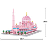 Moskee roze Bouwstenenset(lego) (5930 blokjes) - Islamboekhandel.nl
