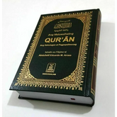 Zwarte leren Noble Quran Filipino met gouden reliëf