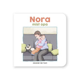 Kinderboek cover van Nora Mist Opa met kleurrijk ontwerp en aantrekkelijke illustraties