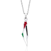 Palestina hanger met ketting -klein - Islamboekhandel.nl