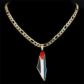 Palestina hanger met ketting -luxe - Islamboekhandel.nl