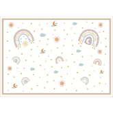 Placemats -Eid rainbow set van 6 Islamboekhandel.nl