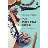 Productive Muslim boek met boekencover en stationairy, inspirerend muslim book