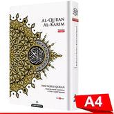 Al Quran Al Kareem Maqdis A4 Large ( Word-by-Word Translation Colour Coded Tajweed) - Islamboekhandel.nl