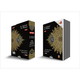Zwart en goudkleurig al quran al kareem maqdis 10 delige boxset met sierlijke mandala ontwerpen en b5 formaat
