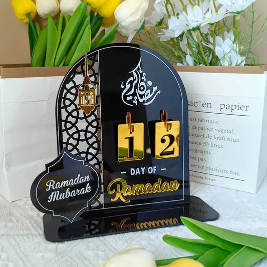 Ramadan aftelkalender acrylaat (verkrijgbaar in meerdere kleuren) - Islamboekhandel.nl